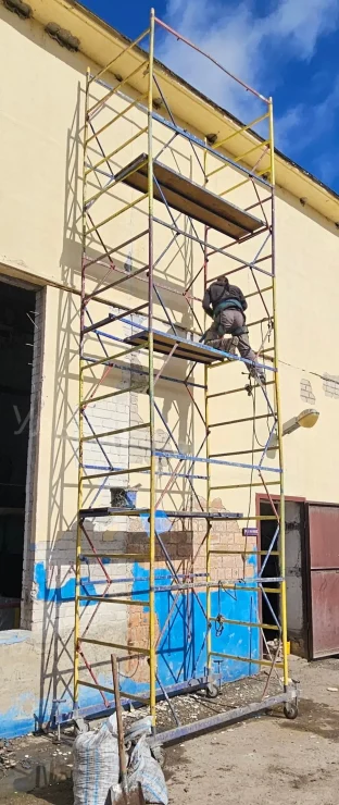 Очистка и штукатурка фасада