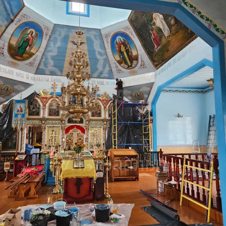 Реставрация внутренних помещений церквей и храмов